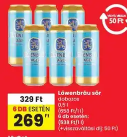 Spar Löwenbräu sör ajánlat