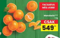Spar Mandarin ajánlat