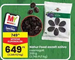 Spar Natur food aszalt szilva ajánlat