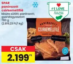 Spar Spar panírozott csirkemellfilé ajánlat