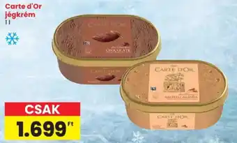 Spar Carte d'Or jégkrém ajánlat