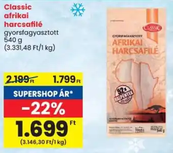 Spar Classic afrikai harcsafilé ajánlat