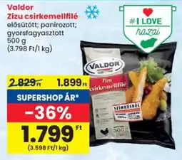 Spar Valdor zizu csirkemellfilé ajánlat