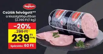 Spar Regnum csülök felvágott ajánlat