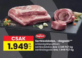 Spar Regnum sertésoldalas, -dagadó ajánlat