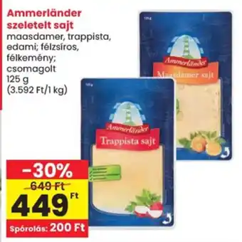 Spar Ammerländer szeletelt sajt ajánlat