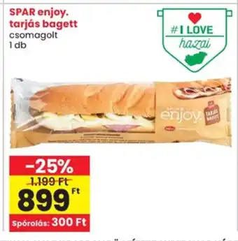 Spar Spar enjoy. tarjás bagett ajánlat