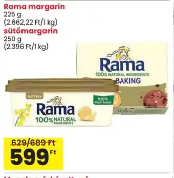 Spar Rama margarin, sütőmargarin ajánlat