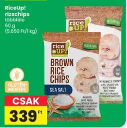 Spar RiceUp! rizschips ajánlat