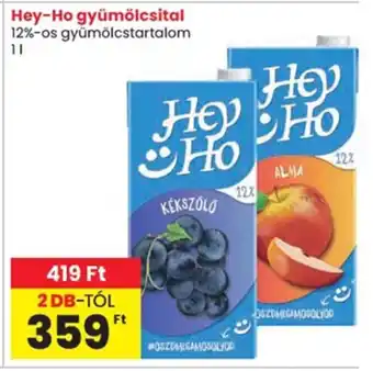 Spar Hey-Ho gyümölcsital ajánlat