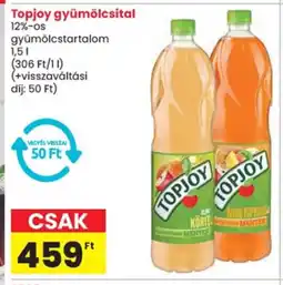 Spar Topjoy gyümölcsital ajánlat