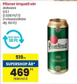 Spar Pilsner urquell sör ajánlat