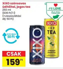 Spar Xixo szénsavas üdítőital, jeges tea ajánlat