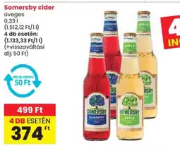 Spar Somersby cider ajánlat