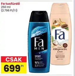 Spar Fa tusfürdő ajánlat