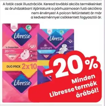 Spar Minden Libresse termék árából! ajánlat