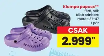 Spar Klumpa papucs ajánlat