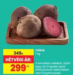 Spar Cékla ajánlat