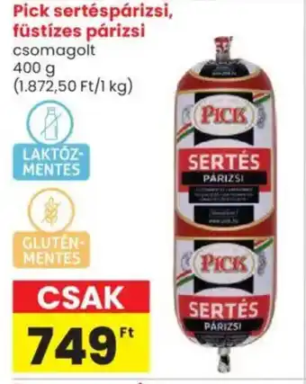 Spar Market Pick sertéspárizsi, füstízes párizsi ajánlat