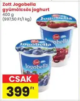 Spar Market Zott jogobella gyümölcsös joghurt ajánlat