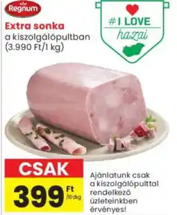 Spar Market Regnum extra sonka ajánlat