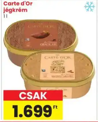 Spar Market Carte d'Or jégkrém ajánlat