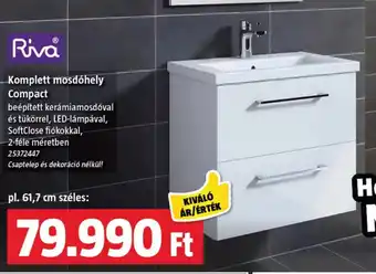 Bauhaus Riva komplett mosdóhely compact ajánlat