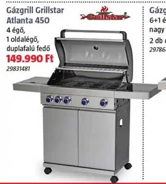 Bauhaus Gázgrill grillstar atlanta 450 ajánlat