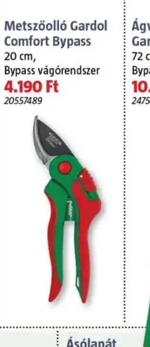 Bauhaus Metszőoll Gardol Comfort Bypass ajánlat