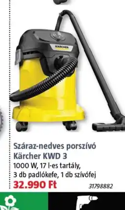 Bauhaus Karcher KWD 3 száraz-nedves porszív ajánlat