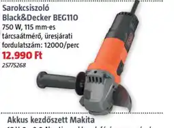 Bauhaus Sarokcsiszol Black&Decker BEG110 ajánlat