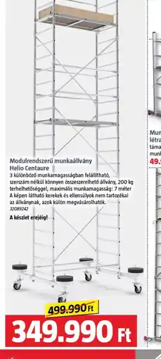 Bauhaus Modulrendszerű munkaállvány Helio Centaure ajánlat