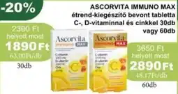 PatikaPlus Ascorvita Immuno Max ajánlat