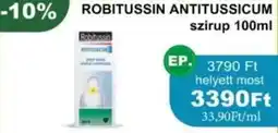 PatikaPlus Robitussin Antitussicum szirup ajánlat