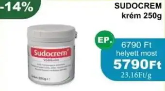 PatikaPlus Sudocrem krém ajánlat