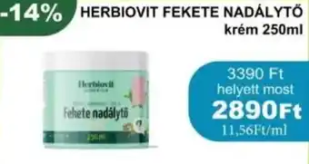 PatikaPlus Herbiovit Fekete Nadálytő krém ajánlat