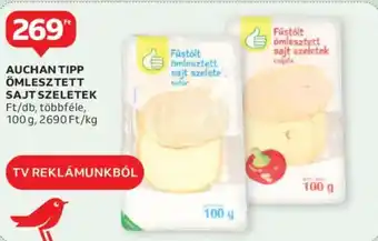 Auchan Auchan tipp ömlesztett sajt szeletek ajánlat