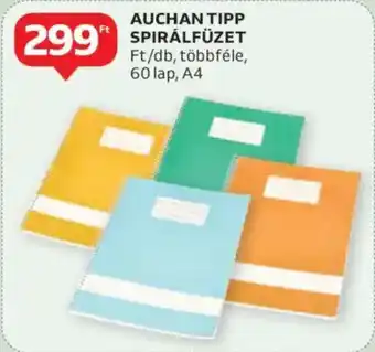 Auchan Auchan tipp spiralfüzet ajánlat