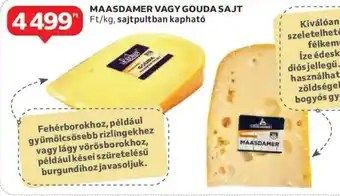 Auchan Maasdamer vagy gouda sajt ajánlat