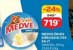 Auchan Medve óriás körcikkelyes sajt ajánlat