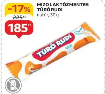 Auchan Mizo laktózmentes túró rudi ajánlat