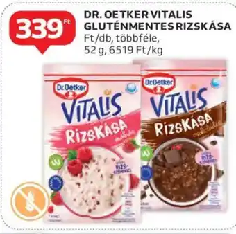 Auchan Dr. Oetker vitalis gluténmentes rizskása ajánlat