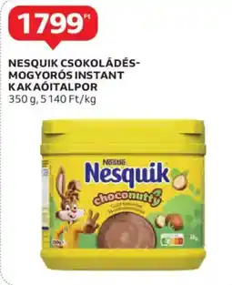 Auchan Nesquik csokoládés- mogyorós instant kakaóitalpor ajánlat