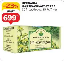 Auchan Herbária hársfavirágzat tea ajánlat