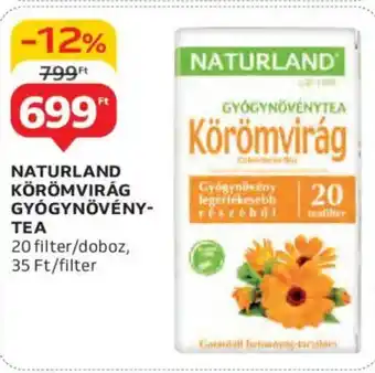 Auchan Naturland körömvirág gyógynövény- tea ajánlat