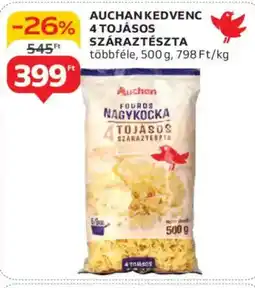 Auchan Auchan kedvenc 4 tojásos szarazteszta ajánlat