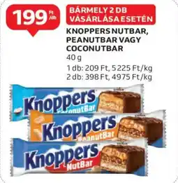 Knoppers nutbar, peanutbar vagy coconutbar