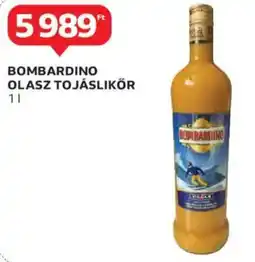 Auchan Bombardino olasz tojáslikőr ajánlat