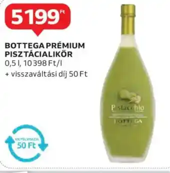 Auchan Bottega prémium pisztácialikör ajánlat