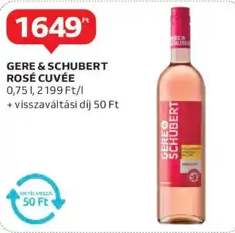 Auchan Gere & schubert rosé cuvée ajánlat